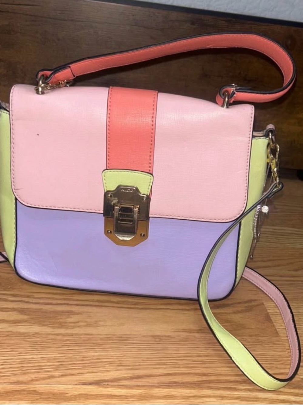 Aldo Pastel Colorblock Crossbody Bag - $15 each
